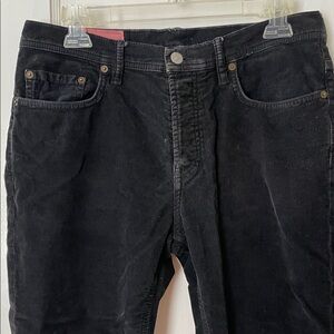 Acne Studios Men's Black Corduroy Jeans